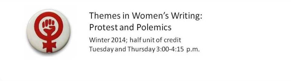 ENGL 2242: Themes in Women's Writing