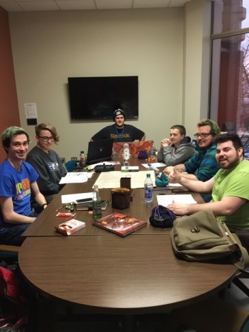 Luke Hammond and his D&D research team