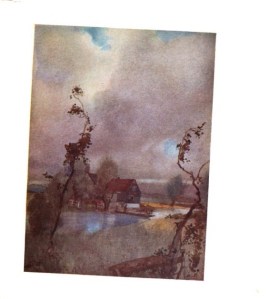 William Russell Flint. Watercolour. "The stripling Thames at Bab-lock-hithe"