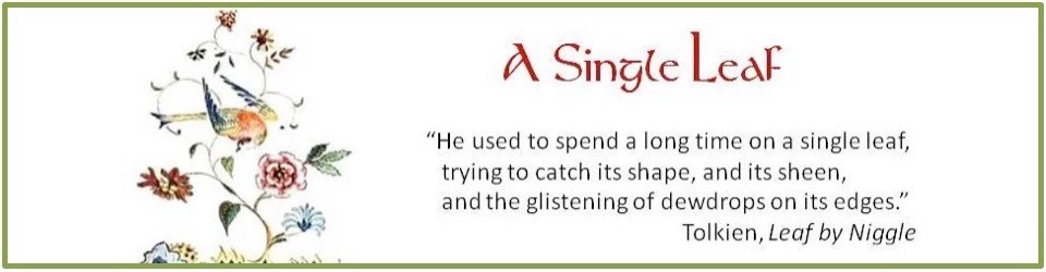 A Single Leaf header with green border